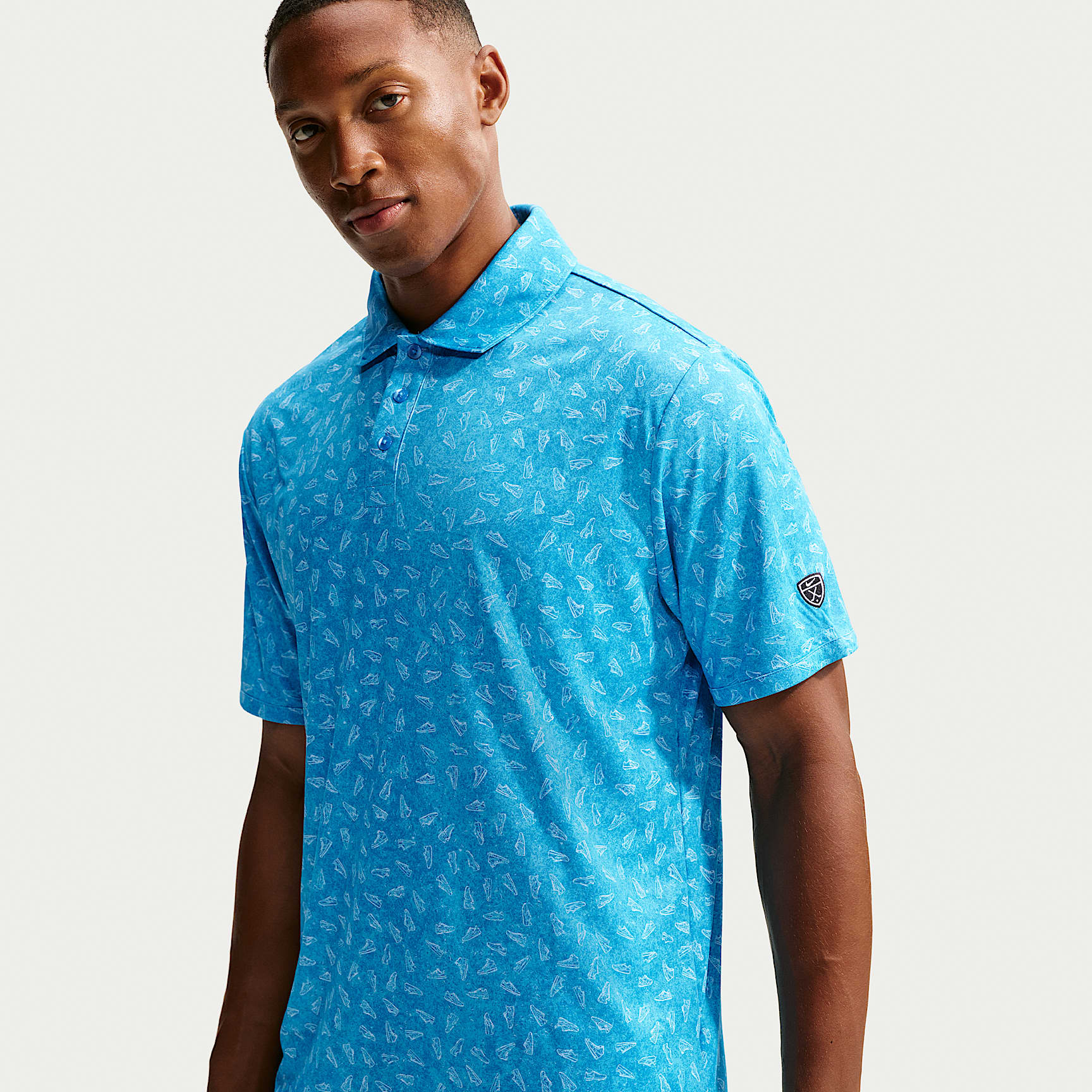 Nike Par Men's Dri-FIT Grass Print Golf Polo. Nike ZA
